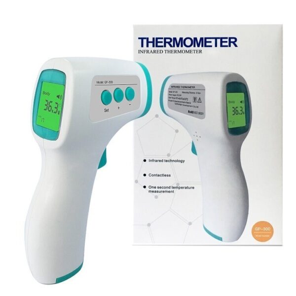Безконтактен Инфрачервен Термометър за Измерване на Температура от Разстояние Здраве и Красота Безконтактен Инфрачервен Термометър