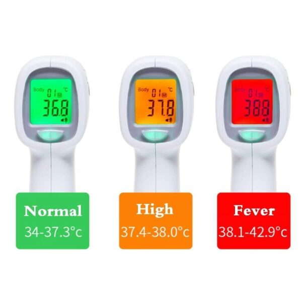 Безконтактен Инфрачервен Термометър за Измерване на Температура от Разстояние Здраве и Красота Безконтактен Инфрачервен Термометър 3