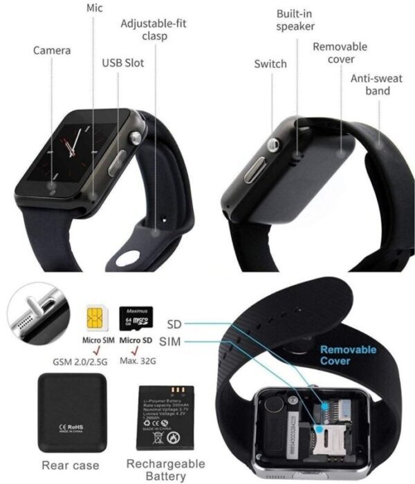 Смарт Часовник със Сим Карта 3g и Камера Смарт Часовници smart watch 3