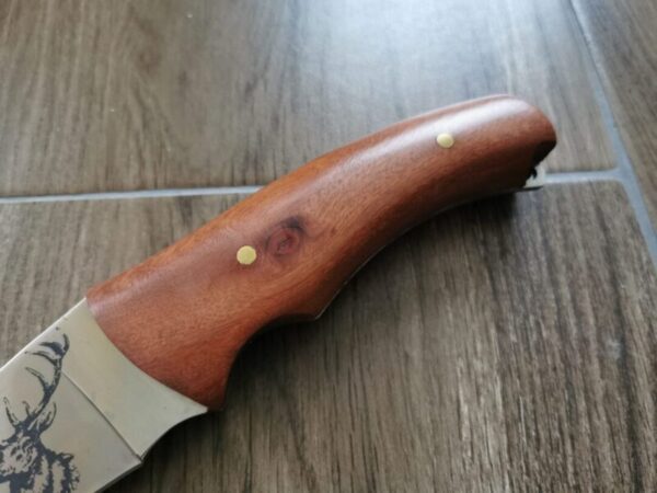 Ловен нож с гравирано острие Елен. Подарък за Мъж Ножове, Мечове ловен нож 4