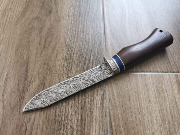 Ловен Нож с Дамасково Острие. Подарък за мъж Лов и Риболов ловен нож 3