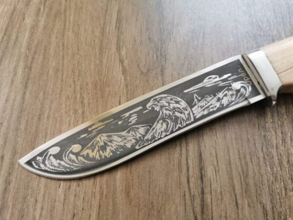 Ловен Нож с Гравирано Острие Орел. Подарък за Мъж Лов и Риболов ловен нож 2