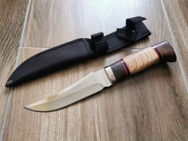 Ловен нож с дървена дръжка. Подарък за Мъже Ножове, Мечове ловен нож