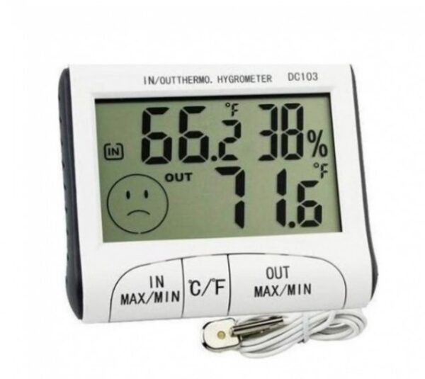 Цифров термометър с влагомер за външна и вътрешна температура Дом И Градина влагомер 2