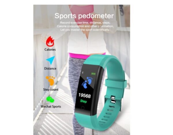 Фитнес смарт гривна часовник с измерване на кръвно налягане, пулс, крачки, калории Смарт Часовници smart band 3