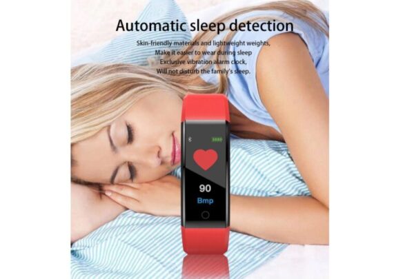Фитнес смарт гривна часовник с измерване на кръвно налягане, пулс, крачки, калории Смарт Часовници smart band 6