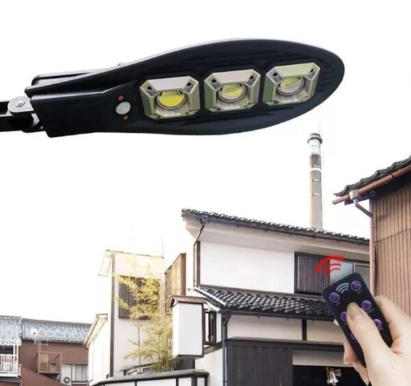 Соларна Улична Лампа със Сензор за Движение и Дистанционно Соларни Лампи лампа за градина 5