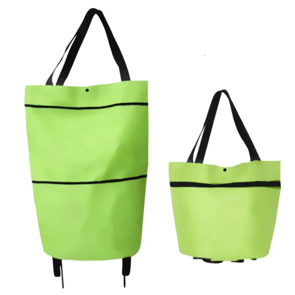 Сгъваема чанта за пазаруване с колелца Дом И Градина пазарски чанти на колела 3
