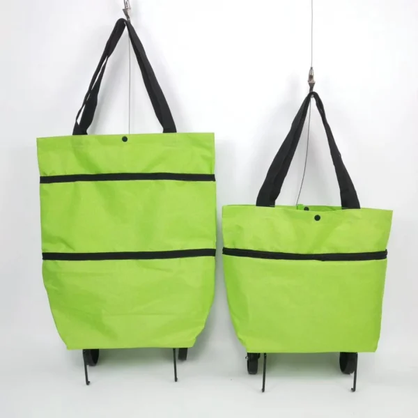 Сгъваема чанта за пазаруване с колелца Дом И Градина пазарски чанти на колела 4