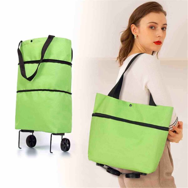 Сгъваема чанта за пазаруване с колелца Дом И Градина пазарски чанти на колела
