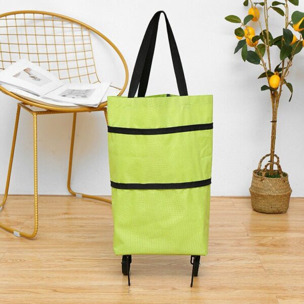 Сгъваема чанта за пазаруване с колелца Дом И Градина пазарски чанти на колела 2