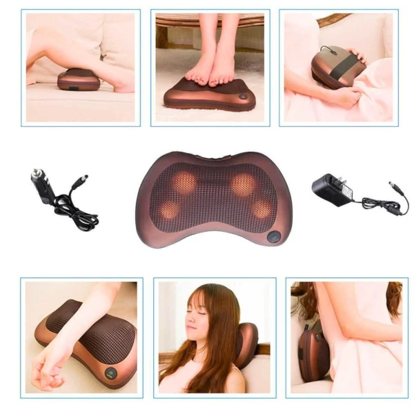 Магнитна масажираща възглавница – Massage Pillow 8028 Масажори масажираща възглавница 3