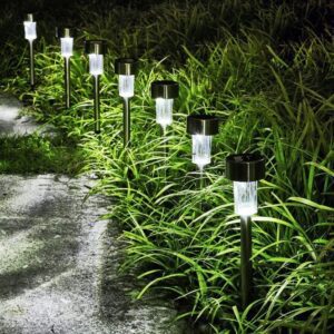 10 броя LED Соларни лампи за Алея Градина Двор Соларни Лампи лед соларни лампи