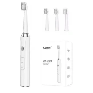 Електрическа четка за зъби с 3 глави -Kemei Здраве и Красота waterpik зъбен душ
