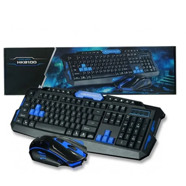 Безжична геймърска клавиатура и мишка HK8100 Компютри & Периферия геймърска клавиатура и мишка 2