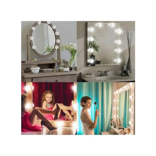 Комплект 10 броя LED крушки за огледало Дом И Градина 4