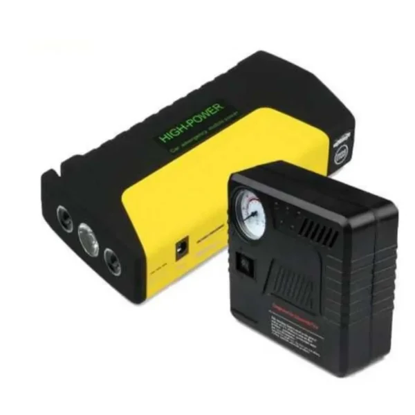 Стартерно устройство за акумулатор High Power Jump starter +компресор Автоаксесоари Бустер за палене на кола