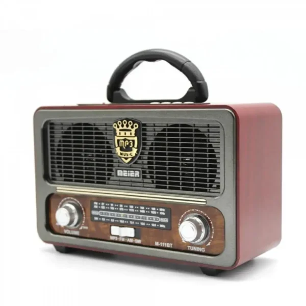 Ретро радио с Bluetooth Преносими тонколони Винтидж радио
