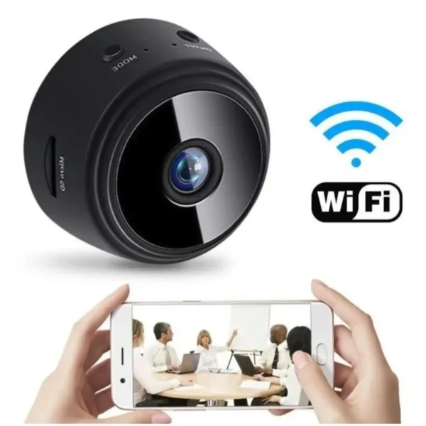 Безжична мини камера с WIFI, FULL HD, Нощно виждане Wi-Fi камери за наблюдение Wifi Камера