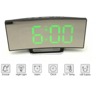 Огледален дигитален часовник с аларма и термометър Други