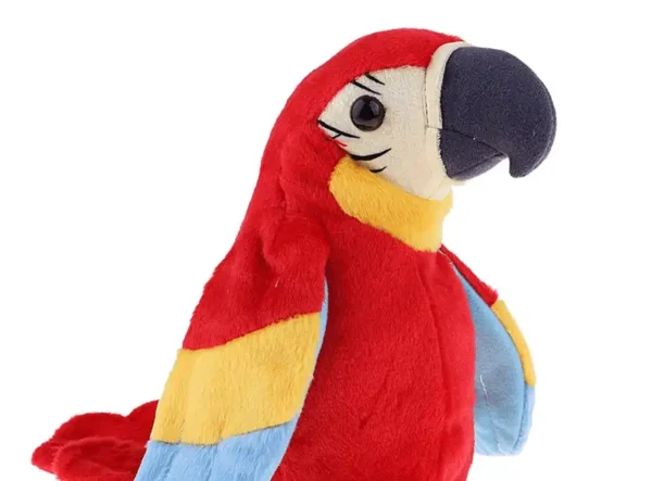 Плюшен Говорещ папагал За Деца Говорещ папагал играчка 4