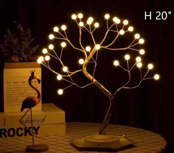 Декоративно светещо дърво Челници и фенери